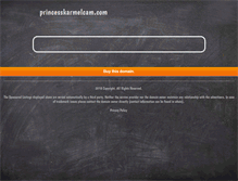 Tablet Screenshot of princesskarmelcam.com
